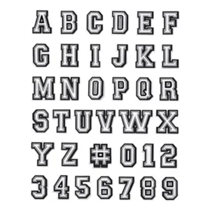 Pines para Crocs letras y números (37 piezas)